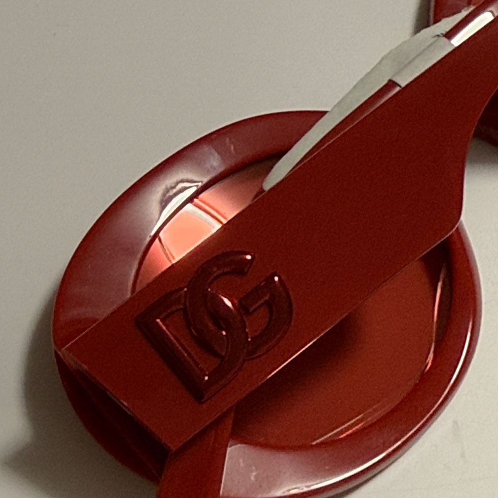 DOLCE & GABBANA Red Oval Sunglasses - Picture 4 of 9